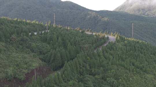 信宜大田顶日出航拍，高山云海，高山公路