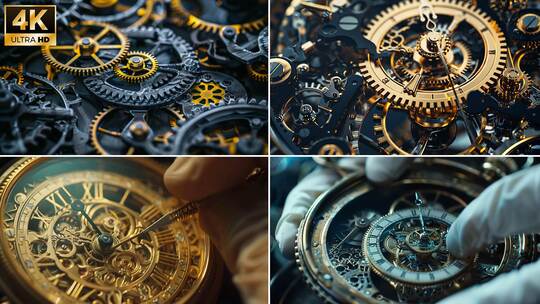 钟表 齿轮 时间流逝