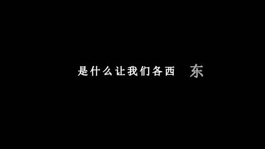 苏有朋-一路顺风dxv编码字幕歌词