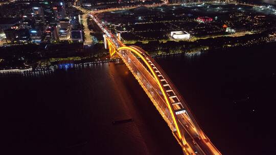 卢浦大桥夜景