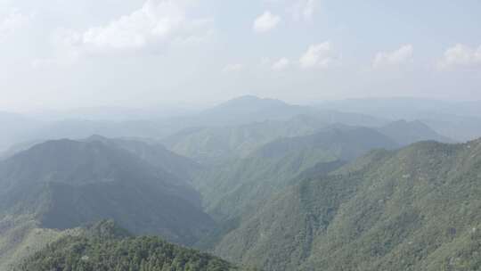 原创航拍天台山华顶国家森林公园4K-3