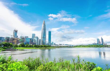 深圳人才公园城市风光延时