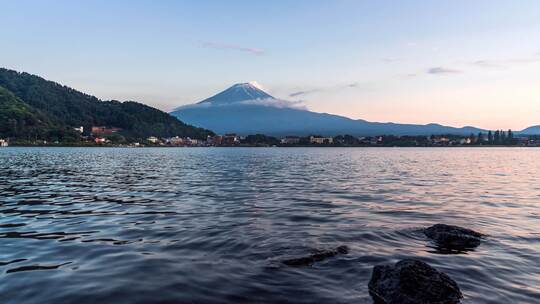 富士山河口湖町延时8k