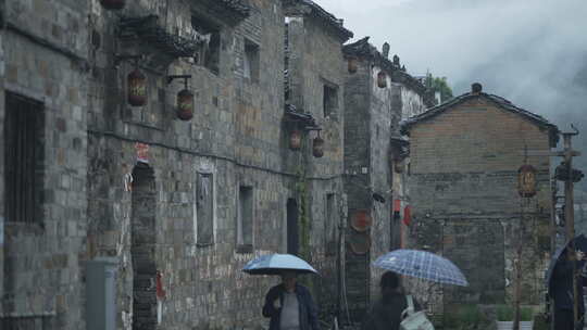 瑶里古镇雨后唯美景色