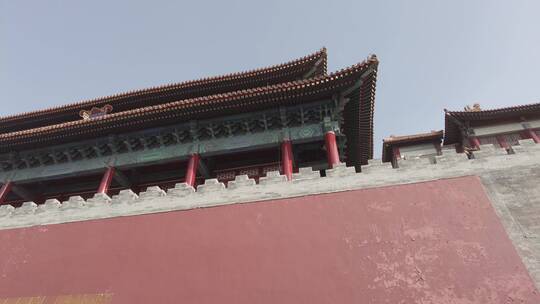 北京紫禁城故宫游玩4K实拍视频素材模板下载