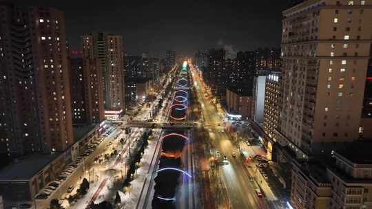 辽宁 沈阳 城市 夜景