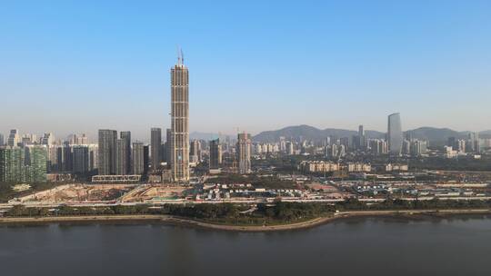 深圳湾 招商银行全球总部大厦视频素材模板下载