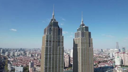 上海城市宣传片环球港地标商业建筑航拍