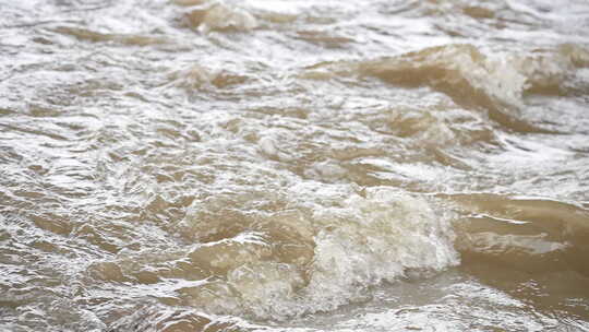 河流 流水 水面 奔流 江河 波涛 波浪翻滚