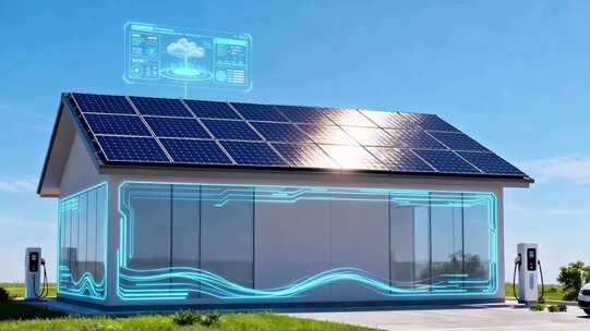 民用光伏发电技术 智慧能源 清洁能源