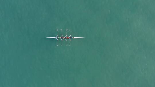 湖泊赛艇皮划艇视频素材模板下载