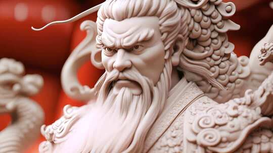 雕像古代神话故事里的雕像共工雕像