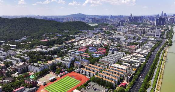 湖南师范大学高等学府校园【单镜】