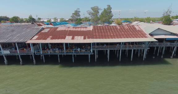 泰国旅游视频泰国海上餐厅市场