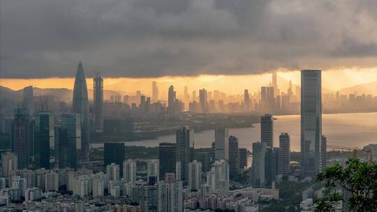 深圳大气城市宣传片延时合集