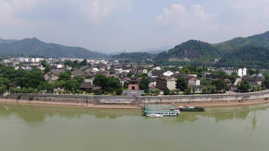 旅游景区湖南洪江黔阳古城4A景区航拍