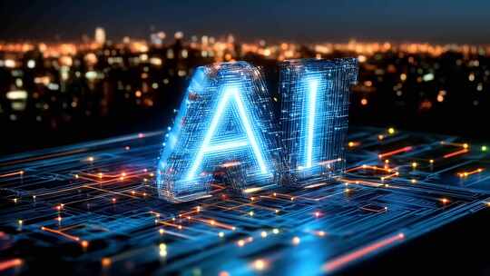 4k高清人工智能智能机器人智能芯片未来科技