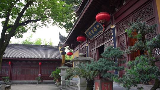 杭州飞来峰永福寺禅院风景