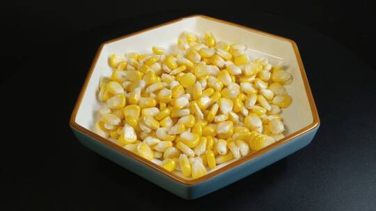 甜玉米粒美食视频素材模板下载