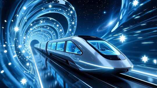 地铁时空隧道穿梭4K