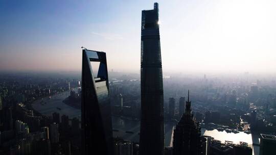 上海金融中心航拍
