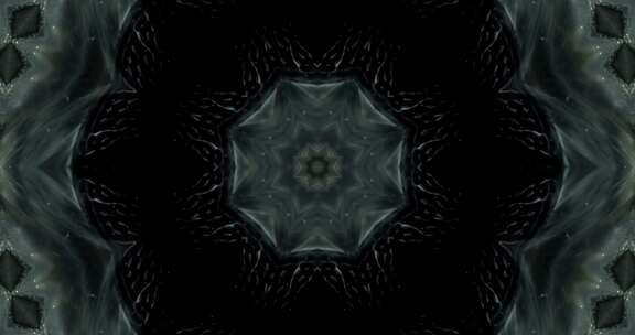 A0139 4K迷幻暗黑抽象液体泡沫万花筒背景