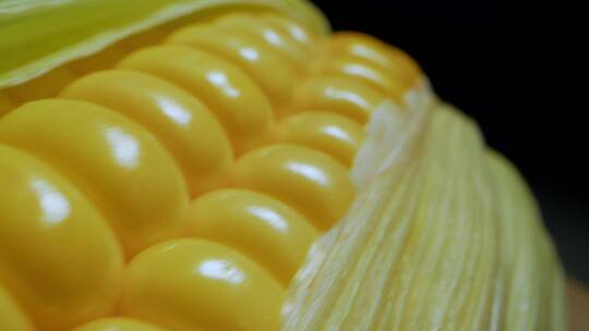 微距特写玉米表面