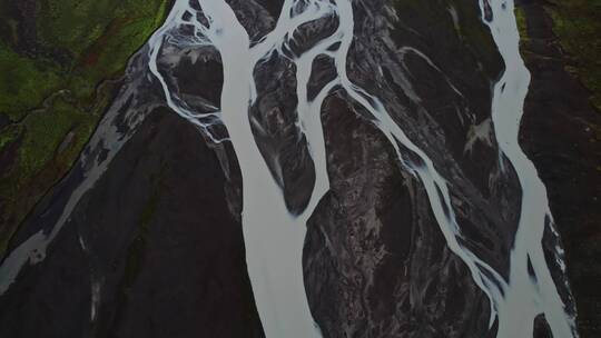 冰岛河流脉络