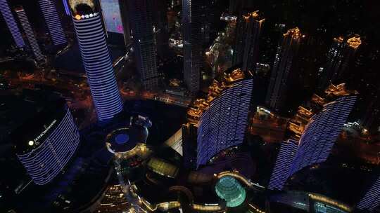 航拍夜景