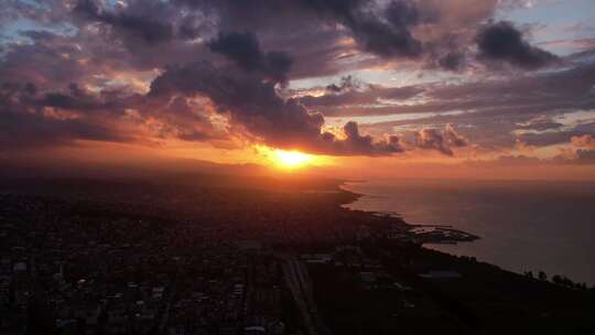 唯美风景城市风光实拍素材4K宽屏