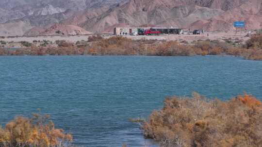 赤金峡水库胡杨林湿地