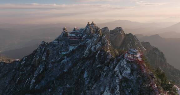 航拍河南洛阳老君山风景区宣传片