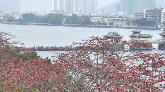 中国广东省潮州市潮州古城广济桥