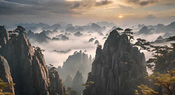 黄山 云海 中国著名风景