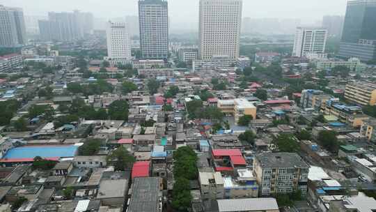 河北邯郸串城街历史文化街区航拍