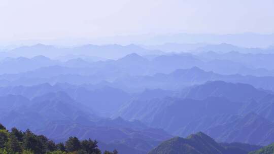 杭州临安大明山牵牛岗群山风景