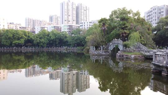 湖南衡阳岳屏公园自然风光4k视频
