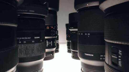 手持相机镜头特写