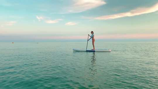 充气，海滩，Sup，海