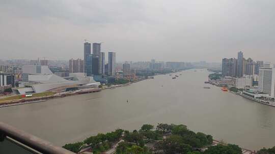 白鹅潭景观 广州三江汇聚