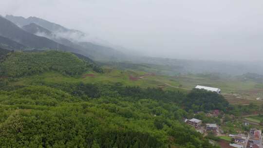 秦岭 中国南北分界线  终南山  南山视频素材模板下载