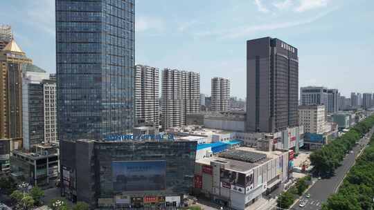 江苏淮安城市建设航拍