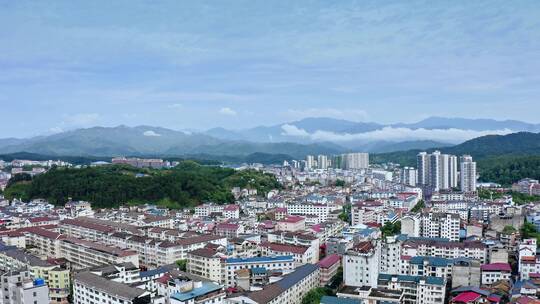 湖南株洲茶陵自然景区航拍视频