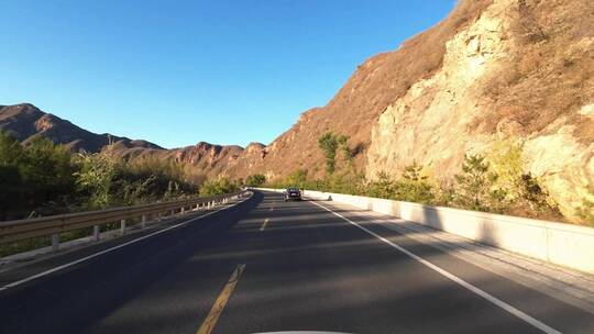 开车第一视角沿途风景 行驶在公路上(合集)