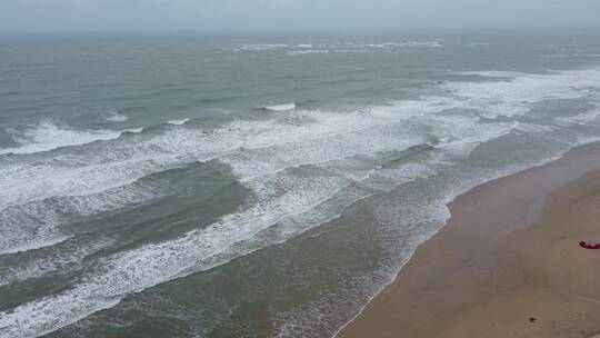 航拍海南沙滩美景