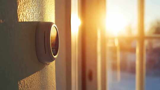 室内墙壁上的电子时钟