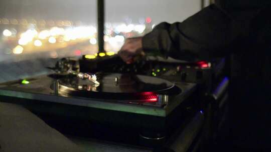 酒吧夜场DJ打碟素材视频素材模板下载