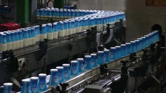 生产线 牛奶产品