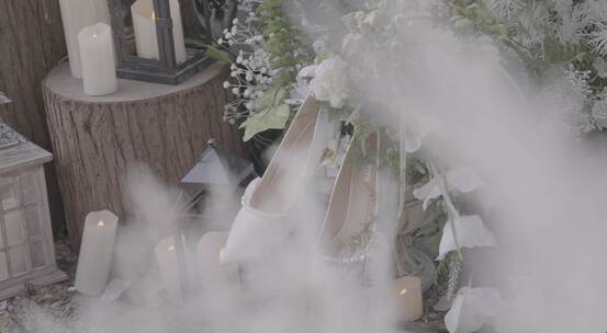 婚礼现场的婚鞋