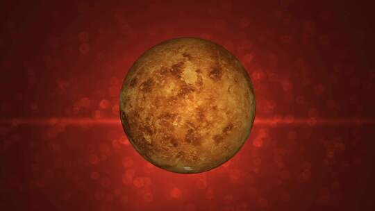 金星行星，金星行星的视频动画视频素材模板下载